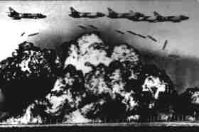 Bombardment with Napalm in Pakistan
