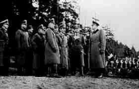 A Nazi Officer visit a military cemetery in Norway