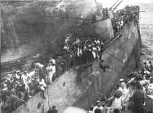 The Prince of Wales sinks