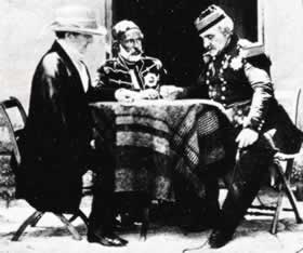 war meeting near Sevastopol
