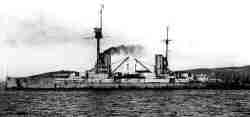 lThe German battleship Frederick der Grosse