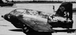 The german airplane Komet 1