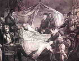 The death of Napoleon