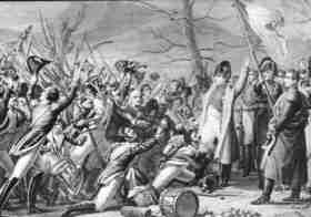 Napoleon flees from Elba