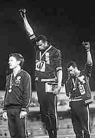 Black Athletes at the Olimpic Games in Mexico City, 1968
