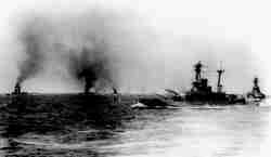 The British battleship Royal Sovereign