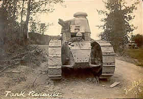 French tank made from Renault