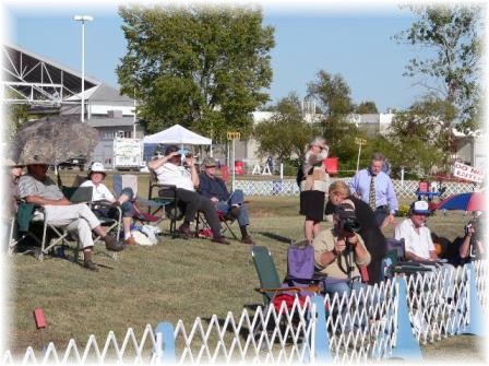 Gallery on the pond bank, this beats bleachers and was a great spot for Videographer, Gary. 