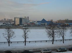 Expocentr de otro banco del r&iacute;o Moscova