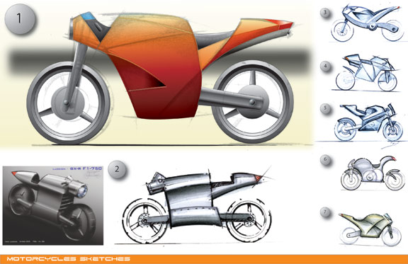 Sketches-Motos