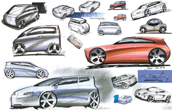 Sketches-cars