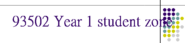 93502 Year 1 student zone