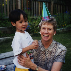 Virginia with Sebastian