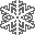 white snowflake