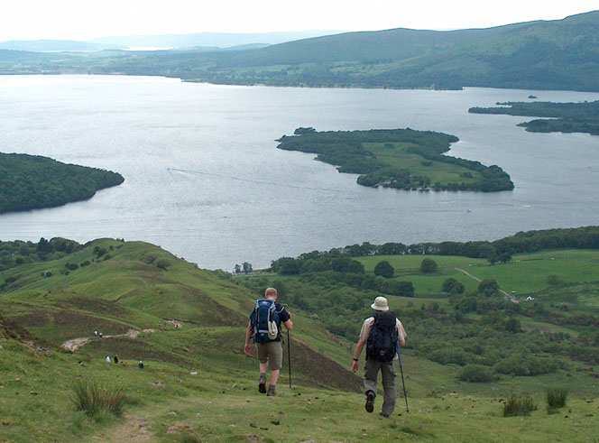 Down hill at last