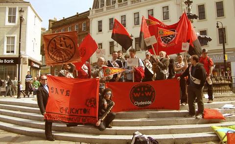 IWW in Dumfries on Mayday 2007