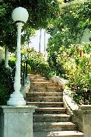 A shaded walkway