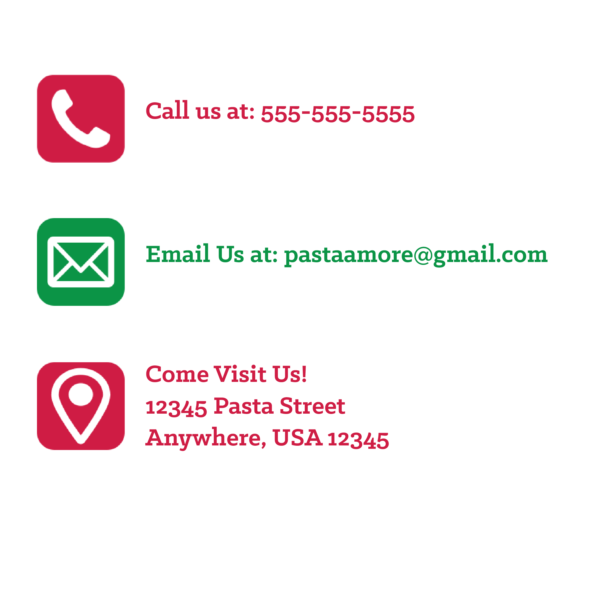 contact us