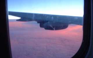 sunrise in the plane