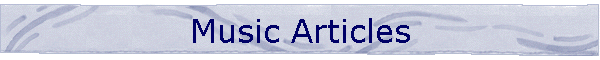 Music Articles