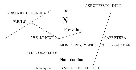 map of Monterrey