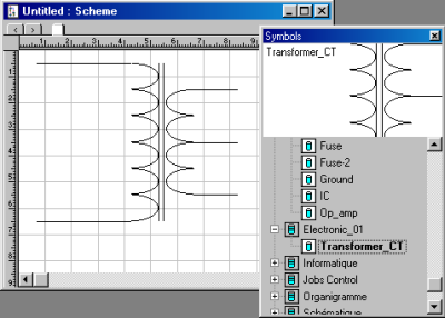 Fig 11:Drawing a new Symbol -Completed symbol 