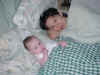 August 14, 2001: morning snuggle