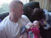 November 3, 2001: holding her bottle