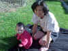 November 3, 2001: warm day outside