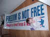 November 21, 2001: Dave's banner for Nat'l Guard