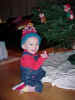 December 16, 2001: wearing hat from church
