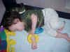 June 7, 2002: fell asleep with the donuts