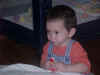 November 8, 2002: eating raisins
