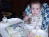 November 18, 2002: her favorite book Thomas the Tank Engine