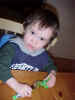 March 7, 2003: feeding alligator asparagus
