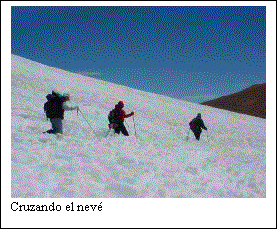 Cuadro de texto:  
Cruzando el nev�
