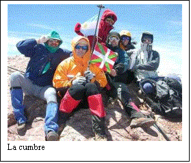 Cuadro de texto:  
La cumbre
