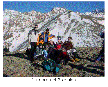 Cuadro de texto:  
Cumbre del Arenales

