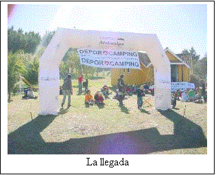 Cuadro de texto:  
La llegada
