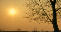 The Setting Sun Represententing The End Of An Era 