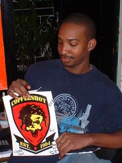 Ice with his Coppershot poster