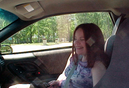 Me in Jesse's Camaro -- April 2003