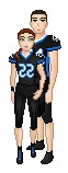 Orso and I, if I was to play football. None of this Powder Puff sport, I want to play REAL football.