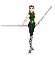 Talis without her mask.