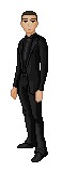 Orso in a suit fro homecoming. Suit is based off of John Hensley's from the Emmy's.