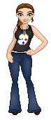 Myself in my Steeler tank top... if I had one.