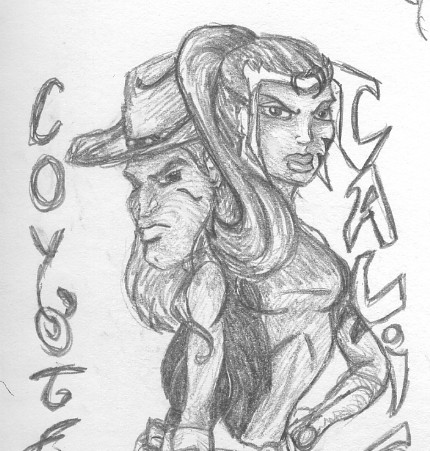 Nick's character "Coyote" and good ol' Talis. :)