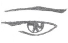A symbol I made for myself. Inside the eye is JM for Jace Mereel. I love to draw eyes. :)