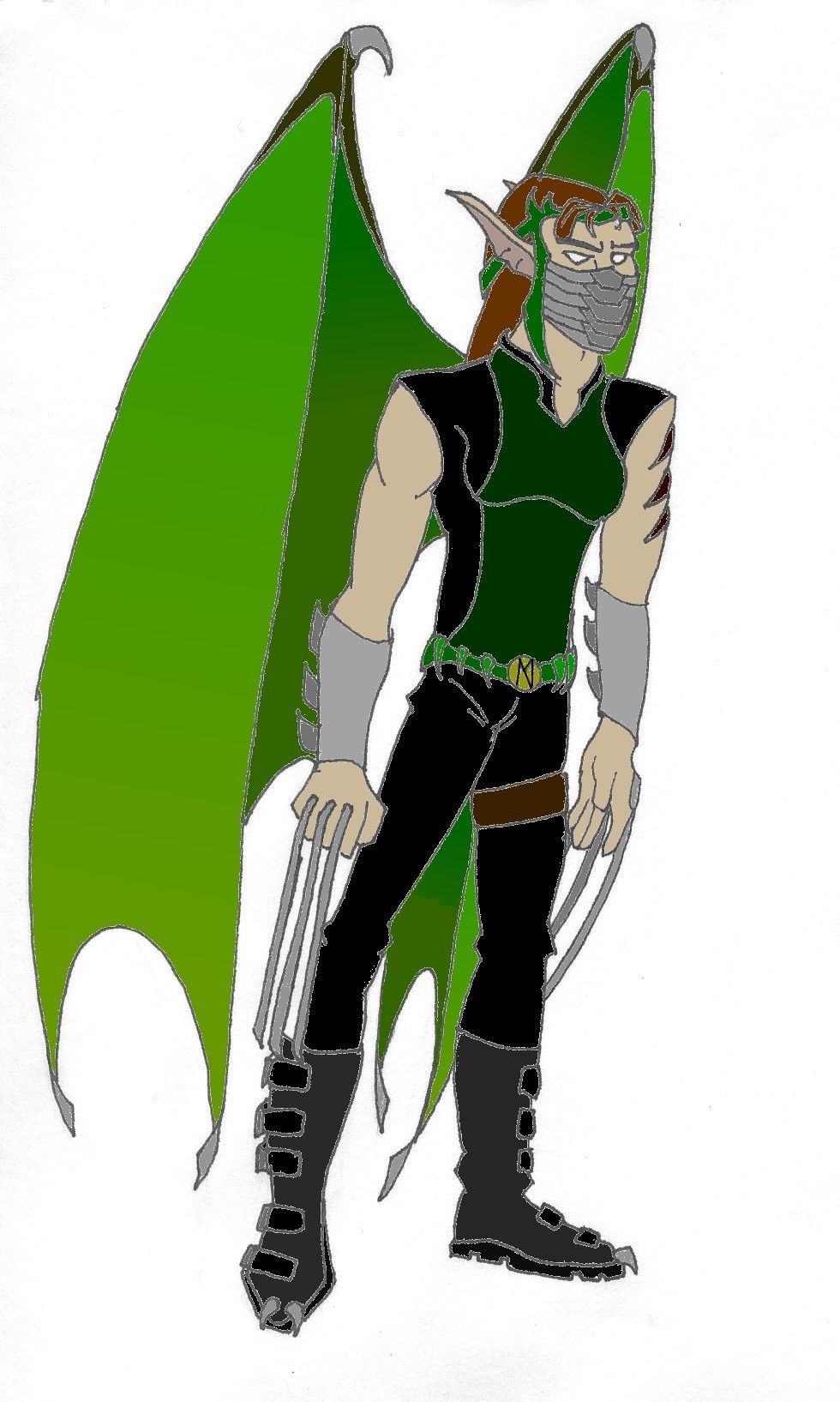 Talis, an early drawing, when she was still in the pre-stages of ideas.