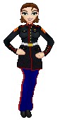 Hmmmm sexy. How I would LOVE to sportin some dress blues.